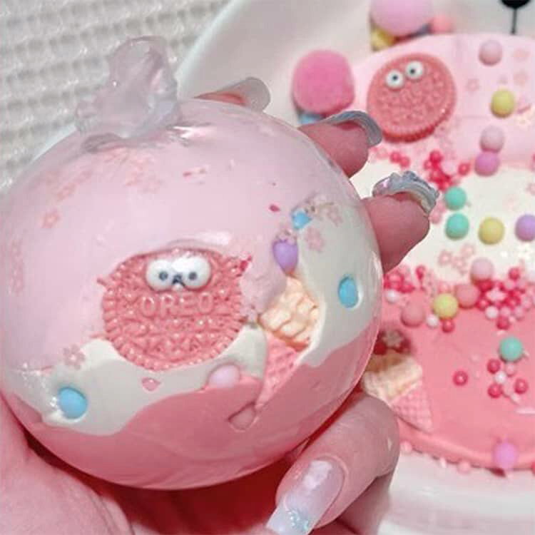 DIY 可握 糯米糍 材料セット 手作り 手作りキット 【SNSで話題】スクイーズ ふわふわ 手作りボール 【SNSで話題】スクイーズ スクイーズ フィリング 外皮 DIY 材料セット ふわふわボール おもちゃ キッズ 創意 ギフト oneprice005-10007065 ワンプライス サンプル画像3