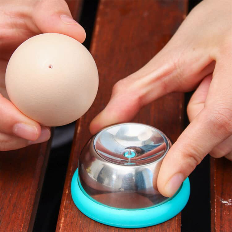 卵の穴あけ器 からむき ステンレスニードル 殻剥き ゆで卵 エッグカッター 卵の穴あけ器 皮むき器ツール からむき上手 ゆで玉子 ゆでたまご 殻がキレイにむける 便利小物 使い方が簡単 oneprice005-10007520 ワンプライス サンプル画像3
