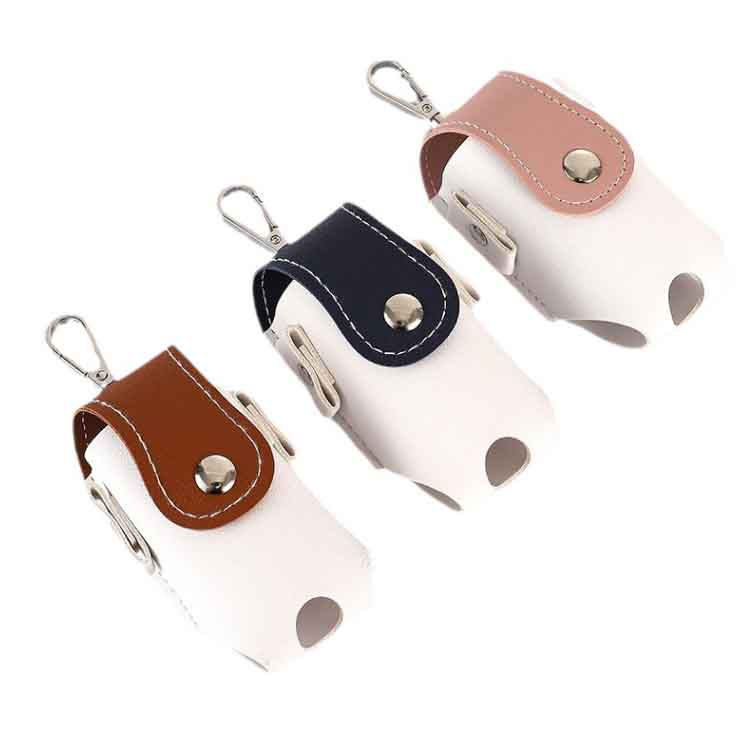 ティー4本収納可 革 【2個セット】 ゴルフ用品 軽量 ゴルフ ゴルフ用ボールホルダ...