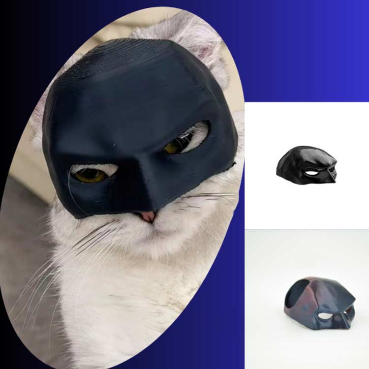 猫用 送料無料 コウモリ 猫犬兼用 バットマンマスク ハロウィン コスチューム コス...
