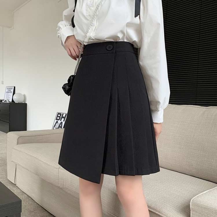 スカート 就職 膝丈 事務服 キュロット ひざ丈 事務服 Aライン プリーツスカート フォーマル オフィス ブラック レディース 黒 オフィス 通勤 カジュアル OL 洗える シワになりにくい 形態安定 春夏 秋冬 通年