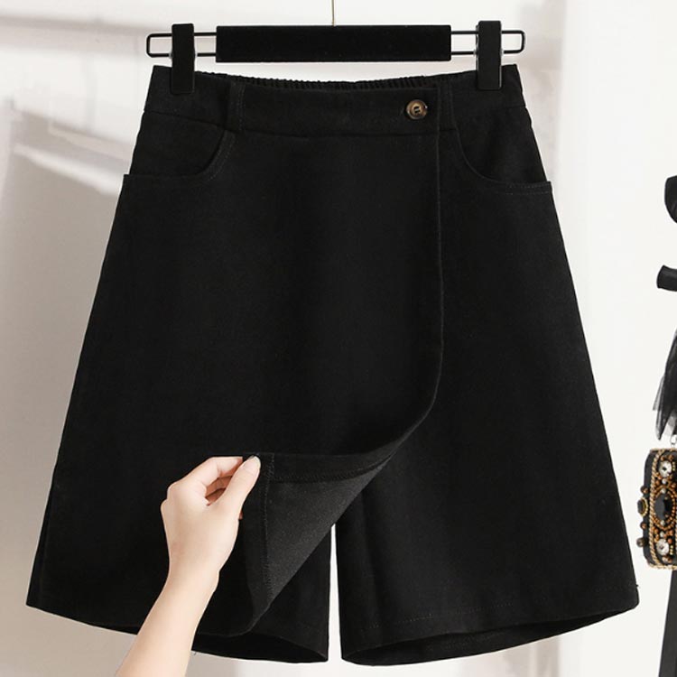 ハーフパンツ スカパン ボトムス キュロット レディース ミドル丈 ミニスカート ス...