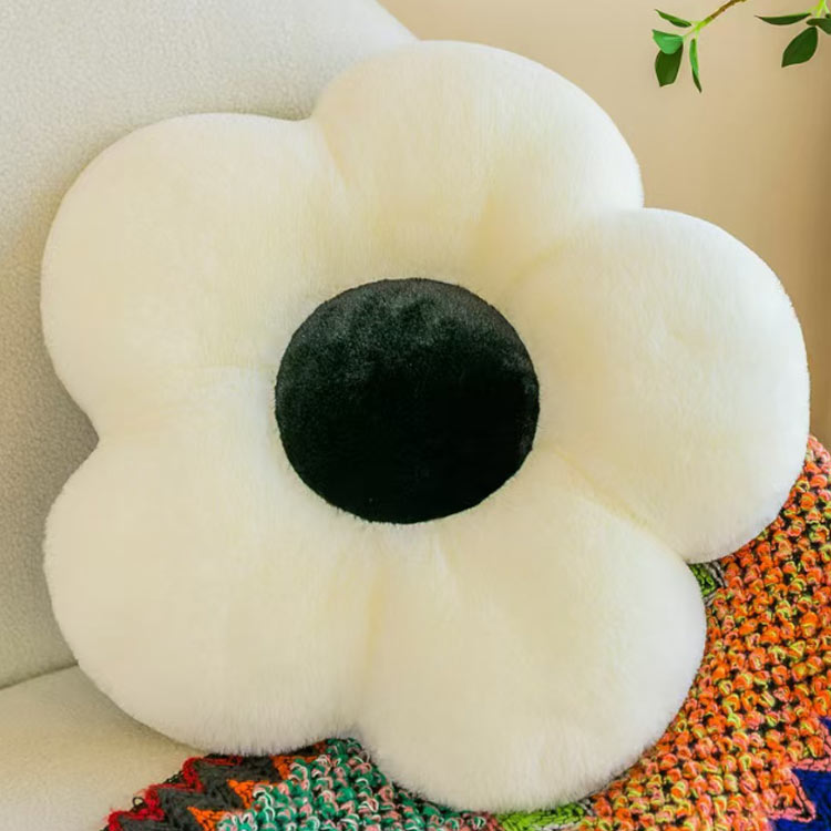 クッション 35*35cm 50*50cm 座布団 フロアクッション 花 おしゃれ チェアパッド 椅子用 円形 北欧 和室 抱き枕 チェアクッション 床 車 オフィス イス 座る ベッド かわいい ざぶとん 分厚い 大人 子供 在宅 テレワーク 読書 新築祝い 引っ越し祝い プレゼント [2]