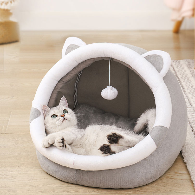 ペットハウス ペットベッド 猫ベッド 犬ベッド ペットクッション 洗える 丸洗い 大...