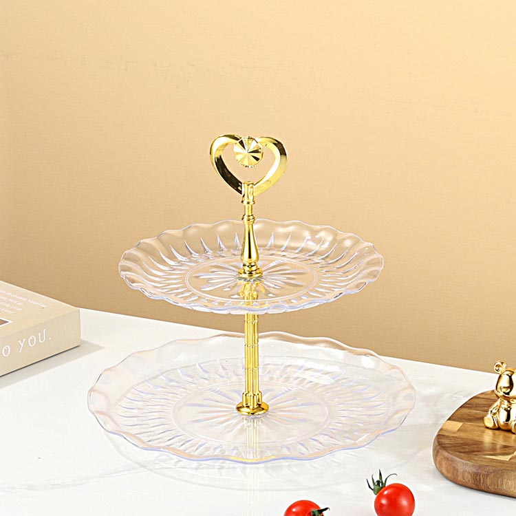 ティーセット 2段 食器 アフタヌーンティースタンド ハートのハンドル アフタヌーンティー ケーキ皿 ケーキスタンド ケーキスタンド ケーキスタンド cake stand 観覧車 デザートプレート お皿収納 プレートスタンド