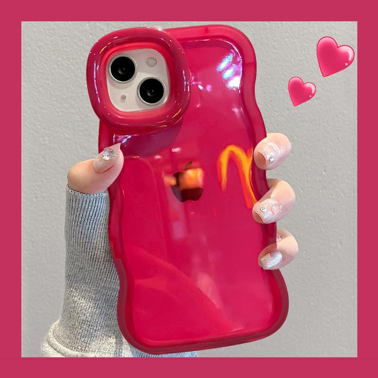 iphone16 うねうね ケース iphone15 iphone14pro max plus 透明ケース クリア 耐衝撃 スタンド付き 韓国 なみなみ ウェーブ シリコン 韓国 かわいい スマホケース iPhoneケース クリアケース 透明 可愛い おしゃれ SNS 大人 女子 透明