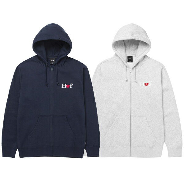 HUF/ハフ MILTON ZIP-UP HOODIE【ジップフードスウェット】17時までのご注文にて即日発送可能！