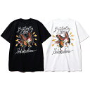 SOFT MACHINE/ソフトマシーン BUTTERFLY EFFECT-T S/S T-SHIRTS【ポケTシャツ】