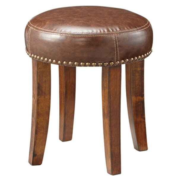 スツール スタッズ いす 椅子 イス チェア チェアー 1人掛 レザー インテリア ウッドスツール カフェ 肘掛なし エントランス 玄関 サロン 背面なし 腰掛 木製 スチール おしゃれ オシャレ リビング 玄関 飾り