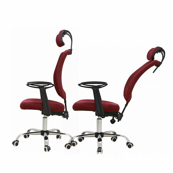 メッシュ生地のオフィスチェア