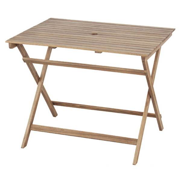 90×70 テーブル 角型 折り畳み式 フォールディングテーブル ブラウン 天然木アカシア材・オイル仕上げ ..