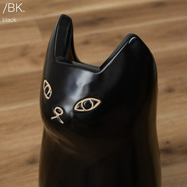 傘立て 大 ブラック/ホワイト/ブラウン 傘立 猫 ネコ ねこ キャット cat かさ立て ...