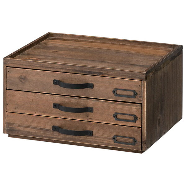 レターケース 3段 木製 デスクトップラック ラック 小物収納 ミニ チェスト 収納 卓上 雑貨収納 雑貨 ..