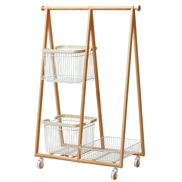 週末セール！】カントリー家具 木製ハンガーラック ハートモチーフ