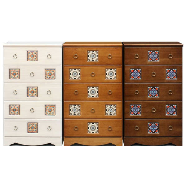 樂天商城 - 幅60cm チェスト 5段(WH/NA/BR)【日本製】【完成品】