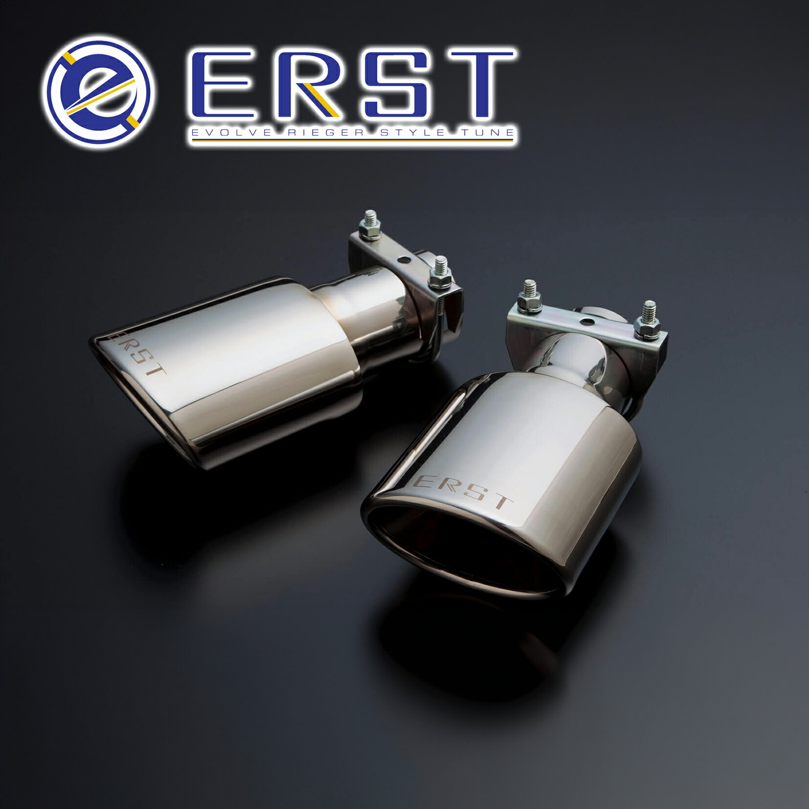 ERST(エアスト)ボルボ専用V60/S60(FB) 2011~, XC60 (DB) 2010~13 120φオーバルテール マフラーカッター..