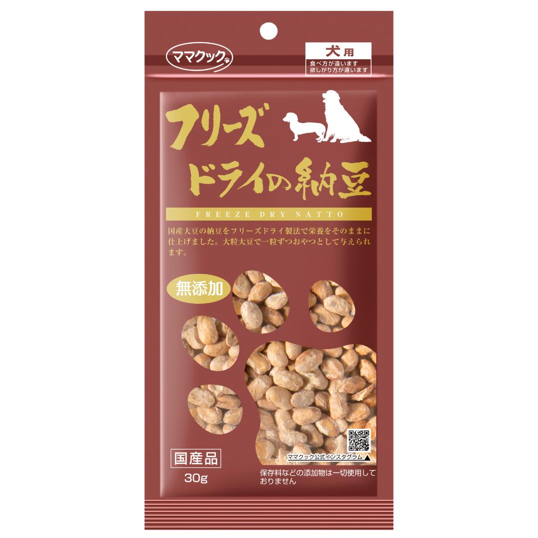 乐天商城 - ママクック フリーズドライの納豆 犬用 30g