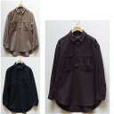 ySALEzcomm.arch.(REA[`)WOOL FLANNEL PULL-OVER SHIRTE[tlvI[o[Vc