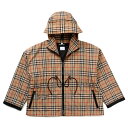 バーバリー BURBERRY フーデッドジャケット ヴィンテージチェック パーカー ロゴテープ 8032210