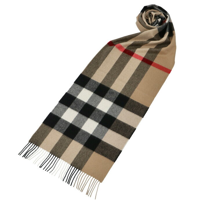 バーバリー BURBERRY マフラー カシミアスカーフ ストール メガチェック アーカイブベージュ 8018175