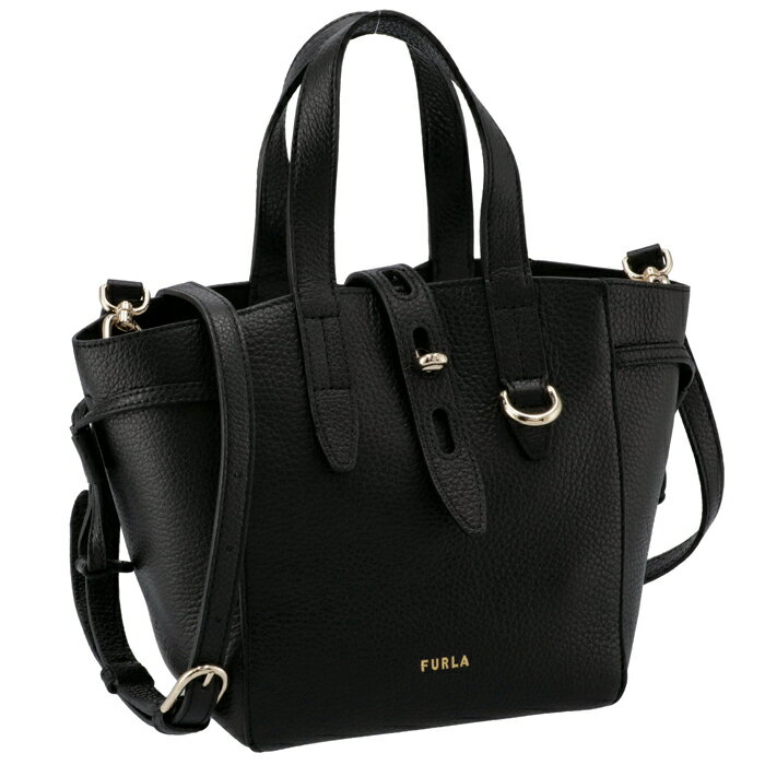 フルラ FURLA トートバッグ NET MINI TOTE ショルダー クロスボディバッグ ブラック BASRFUA HSF000 O6000