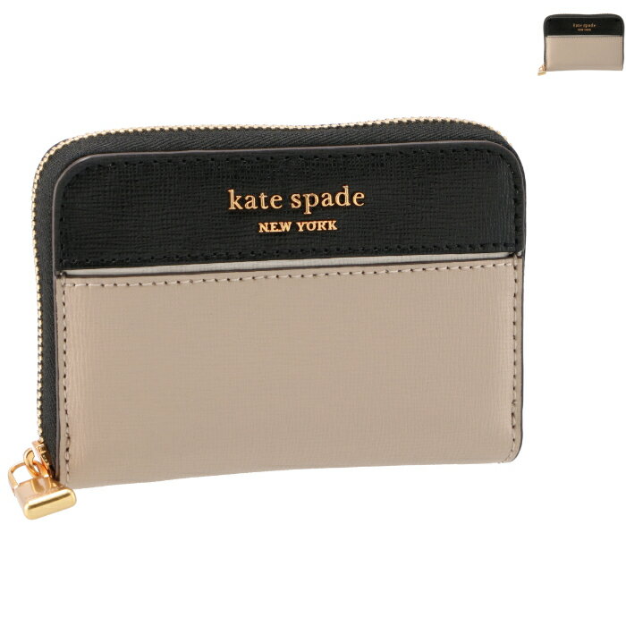 ケイトスペード ケイトスペード KATE SPADE カードケース ラウンドジップ MORGAN モーガン 小銭入れ コインケース ミニ財布 コンパクトウォレット 2024年春夏新作 K8958 0060