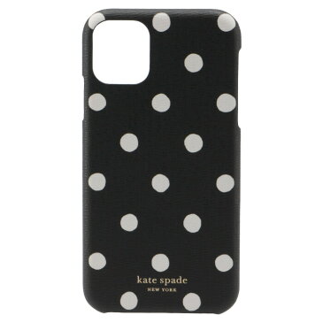 ケイトスペード KATE SPADE 2021年秋冬新作 iPhoneケース SUNSHINE DOT スマホケース iPhone11 アイフォン11ケース ブラック系 8AR00291 0005 098