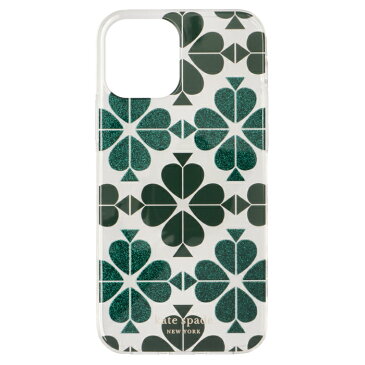 ケイトスペード KATE SPADE 2021年秋冬新作 iPhoneケース TONAL SPADE FLOWER スマホケース iPhone12/12pro アイフォン12/12proケース グリーン系 8AR00295 0015 974