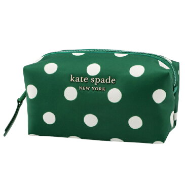 ケイトスペード KATE SPADE 2021年秋冬新作 コスメポーチ 化粧ポーチ EVERYTHING PUFFY ミディアム コスメティックケース グリーン系 PWR00400 0074 371
