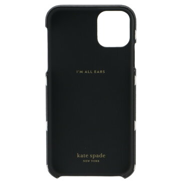 ケイトスペード KATE SPADE 2021年秋冬新作 iPhoneケース SUNSHINE DOT スマホケース iPhone11 アイフォン11ケース ブラック系 8AR00291 0005 098