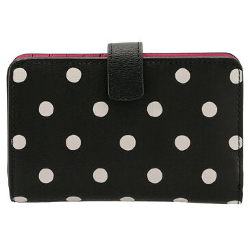 ケイトスペード KATE SPADE 2021年秋冬新作 財布 二つ折り サフィアーノレザー SPENCER スペンサー コンパクトウォレット ブラック系 PWR00418 0005 098
