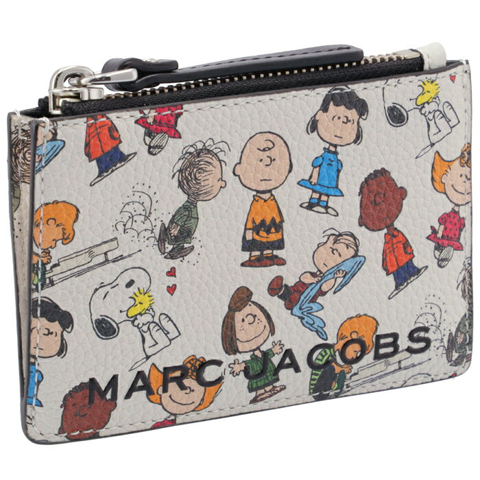 マークジェイコブス MARC JACOBS 【PEANUTS ×MARC JACOBS】スヌーピーコラボ コイン＆カードケース マルチウォレット ホワイト系 マルチカラー M0016572 0004 101のサムネイル
