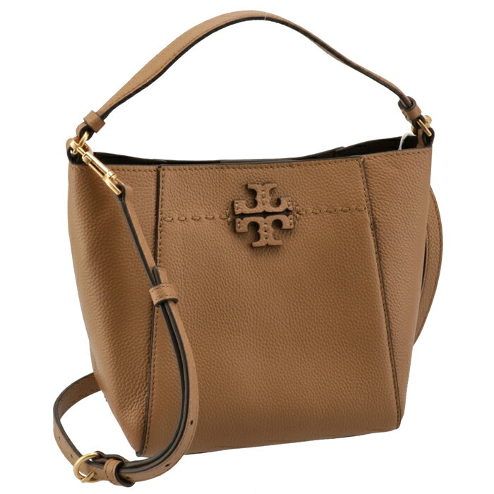 トリーバーチ バッグ（レディース） トリーバーチ TORY BURCH ショルダーバッグ マックグロー スモール バケットバッグ ブラウン系 74956 0086 227