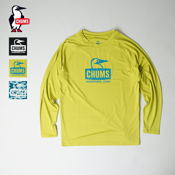 CHUMS / チャムス Splash Booby Face L/S T-Shirt スプラッシュブービーフェイス L/S Tシャツ 『CH01-1827』 『CH11-1827』 『ユニセックス』 『2021春夏』 『ネコポス配送』