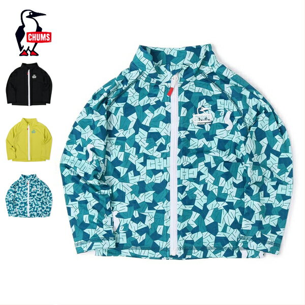 CHUMS チャムス / Kid's Splash Zip Up キッズスプラッシュジップアップ 『キッズ / パーカー / ラッシュガード』 『CH20-1056』 『2021春夏』 『ネコポス配送商品』