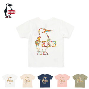 CHUMS チャムス / Kid's Booby Logo Rainbow Islands T-Shirt キッズブービーロゴレインボーアイランズTシャツ 『キッズ』 『CH21-1320』 『2023春夏』 『ネコポス対応』 (S20)