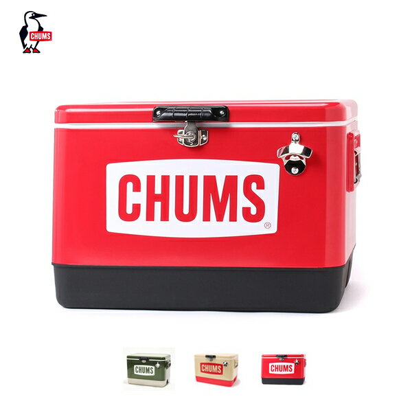 10%OFFクーポン対象 | チャムス CHUMS | CHUMS Steel Cooler Box 54L チャムススチールクーラーボックス54L | CH62-1802 | 2023春夏 その1