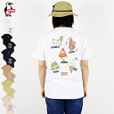 10%OFFクーポン対象 / チャムス CHUMS | Anti-Bug Food Yokai Pocket T-Shirt アンチバグフードヨーカイポケットTシャツ | CH01-2508 | 2025春夏 | ネコポス配送