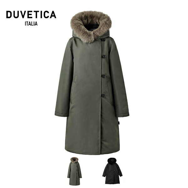 『20%OFFクーポン対象』 DUVETICA デュベティカ / FINGUARADUE sand fur-fox black fur-fox フィングアラドゥエ (ダウンコート) (232-W..