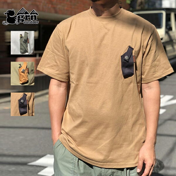 『15%OFFクーポン対象』 grn outdoor / HIASOBI CAMPER S/S TEE 『GO0113F』 『grnアウトドア』 『難燃加工 / USAコットン』 『2021春夏』 『ネコポス配送』