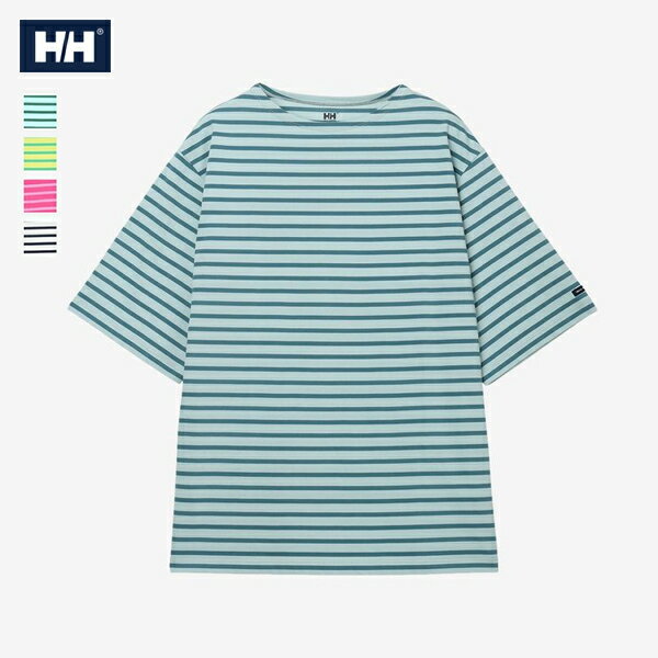 ヘリーハンセン HELLY HANSEN / ショートスリーブ HHマリンボーダーボートネックティー / HM32621 / 吸汗速乾性 抗菌防臭性 / UVケア / レギュラーシルエット / ユニセックス / 2026春夏 / ネコポス配送