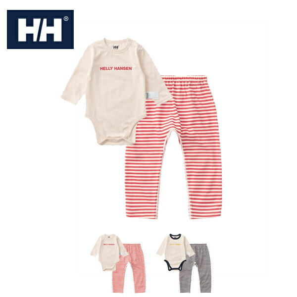 HELLY HANSEN ヘリ―ハンセン / B My First HH Border Print Rompers Set マイファーストHHボーダープリントロンパースセット (ベビー) (HB32374) (2023秋冬)