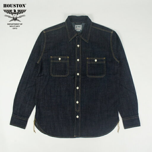 10%OFFクーポン対象 / ヒューストン HOUSTON | USA COTTON DENIM WORK SHIRT USAコットンデニムワークシャツ | 40511 | メンズ | 2023秋冬 10%OFFクーポン対象 / ヒューストン HOUSTON | USA COTTON DENIM WORK SHIRT USAコットンデニムワークシャツ | 40511 | メンズ | 2023秋冬