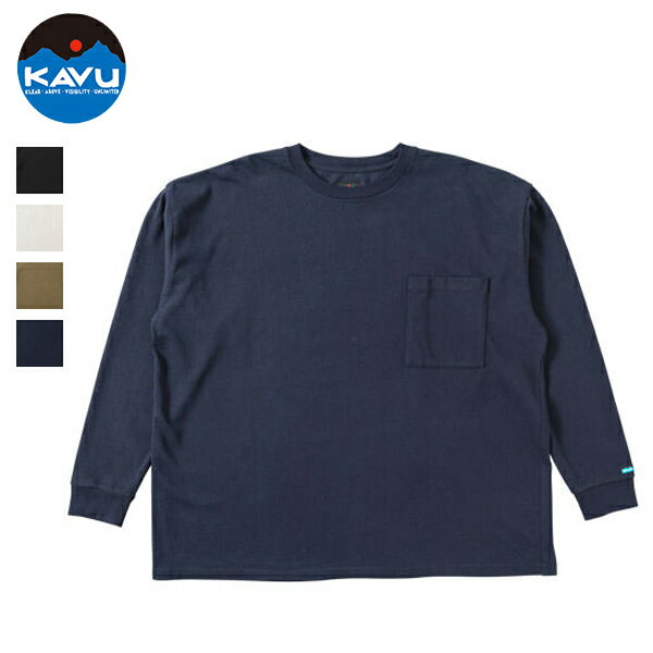 『30%OFF』 KAVU カブー / O/S Pocket Tee ロングスリーブオーバーサイズポケットTシャツ 『19821507』 『2021秋冬』