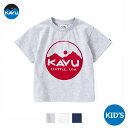 『10%OFFクーポン対象』 KAVU カブー / Kids Circle Logo Tee キッズ サークルロゴ Tシャツ 『19821872』 『キッズ』 『2023春夏』 『ネコポス対応』 『C10』