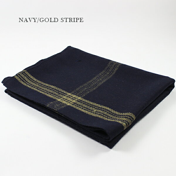 ROTHCO ロスコ / WOOL BLANCKET 『NAVY/GOLD STRIPE』 『ブランケット ひざ掛け 大判 毛布 157×203cm ウールブランケット』 『ROTHCO1081』 3