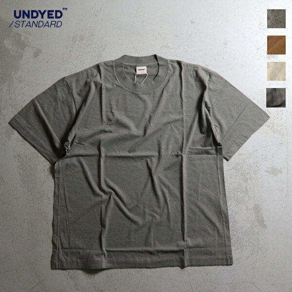 UNDYED STANDARD アンダイドスタンダード / 30PV S/S Tee (USN23AST020) (半袖 Tシャツ) (ユニセックス) (日本製) (2024春夏)