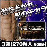 テンザーゴールド1箱(90粒約30日分)男性サプリメント活力