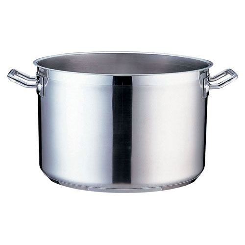 Ih/Gas Compatible - 遠藤商事 TKG PRO プロ IH対応 半寸胴鍋 蓋無 24cm AHV6424 AHV6424