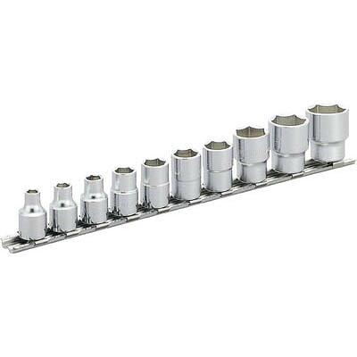 Rakuten - TONE(トネ) HS312 ソケットセット 6角・ホルダー付 12pcs